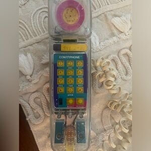 Vintage Clear Transparent 80’s phone